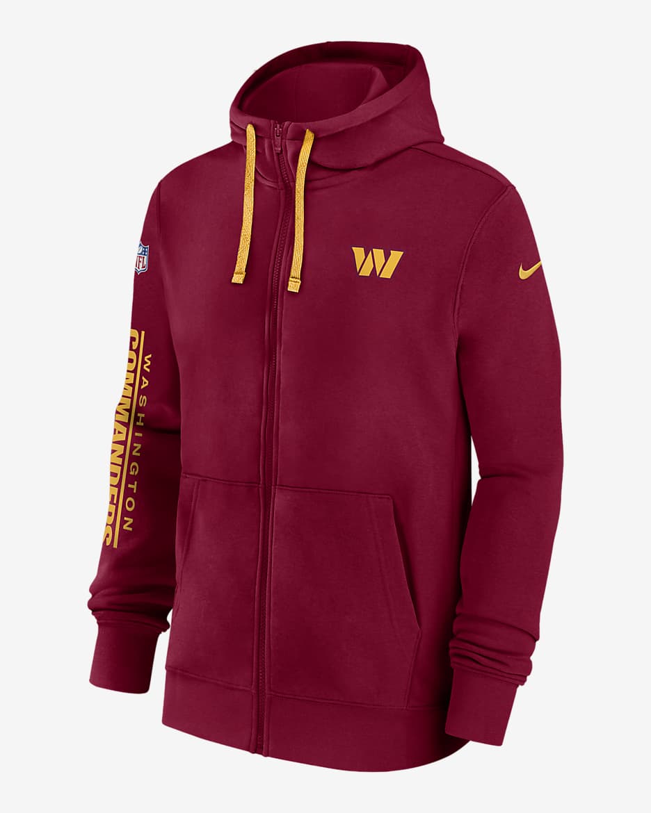 Washington Commanders Nike Men’s Full Zip Sideline on sale Hoodie Sweatshirt Small